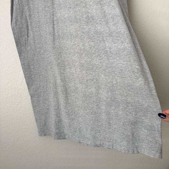 Vintage 90s Tommy Hilfiger Womens Gray Tommy Girl T-Shirt Dress Ringer Size S/M - Picture 2 of 9